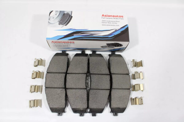 Asianautos ACR1680H Premium Ceramic Disc Brake Pad Set