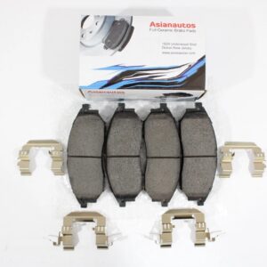 Asianautos ACR888H Premium Ceramic Disc Brake Pad Set