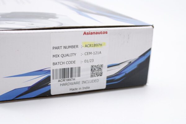 Asianautos ACR1897H Premium Ceramic Disc Brake Pad Set - Image 2