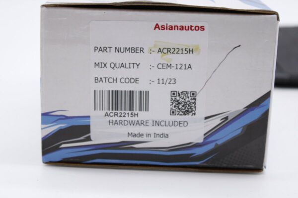 Asianautos ACR2215H Premium Ceramic Disc Brake Pad Set - Image 2