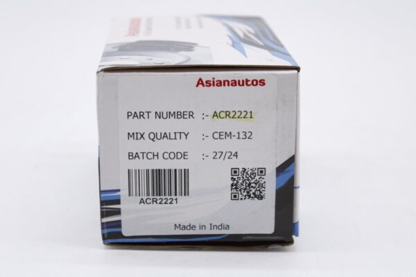 Asianautos ACR2221 Premium Ceramic Disc Brake Pad Set - Image 2