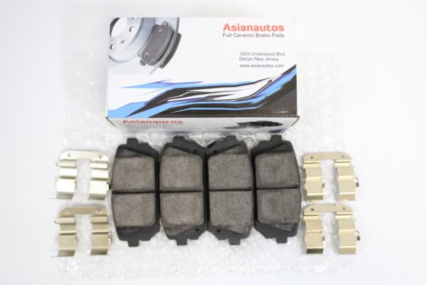 Asianautos ACR1296H Premium Ceramic Disc Brake Pad Set